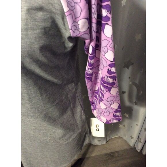 New NWT Disney Donald Duck T Shirt LuLaRoe Randy Small Purple - Picture 4 of 5